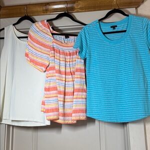 Talbots Lot of 9 Tops, Smalls and Mediums. Read below description. G-1181